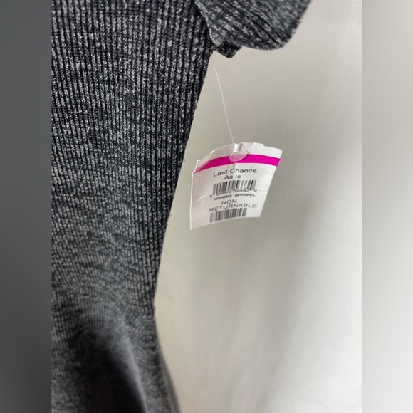 The Vanity Room Gray Short Sleeve Knit A-Line Dress Size XS(0) NWT - Picture 5 of 11